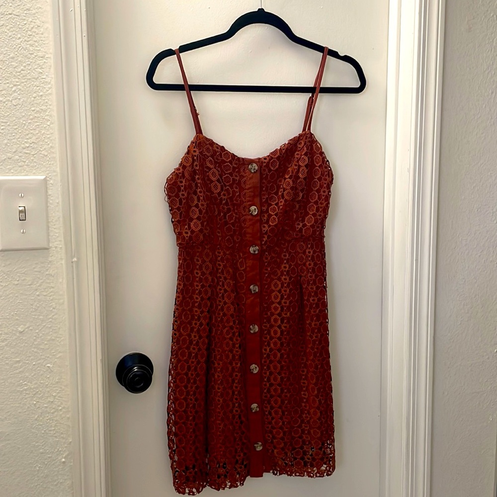 Willow and root crocheted cocktail dress